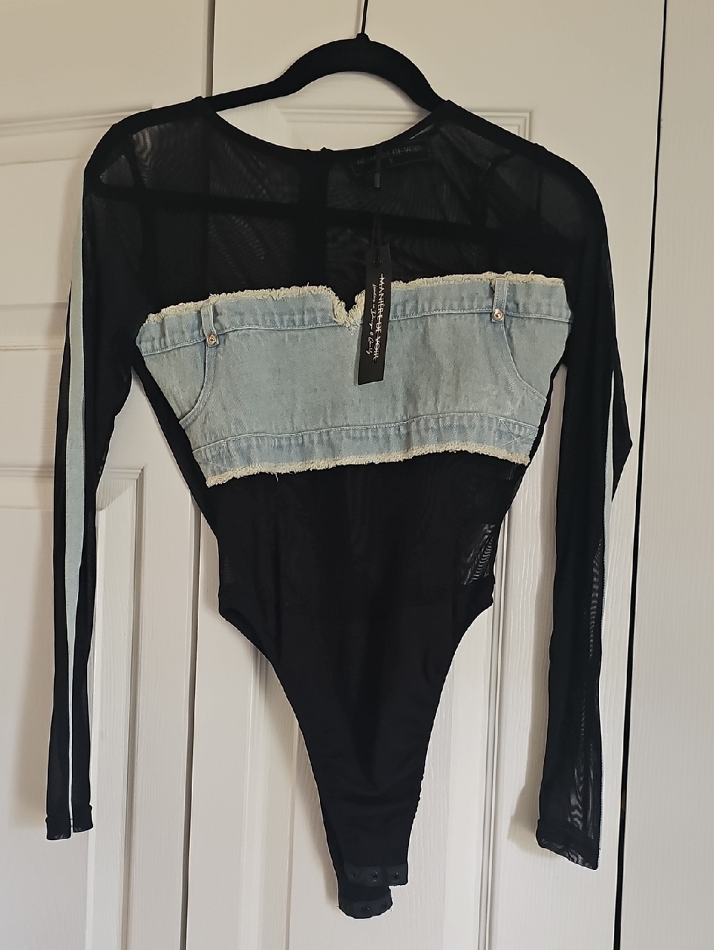 Maniere De Vior Body Suit